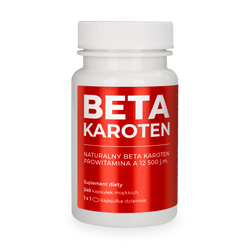 Witamina A - naturalny beta karoten 12 500 IU Visanto