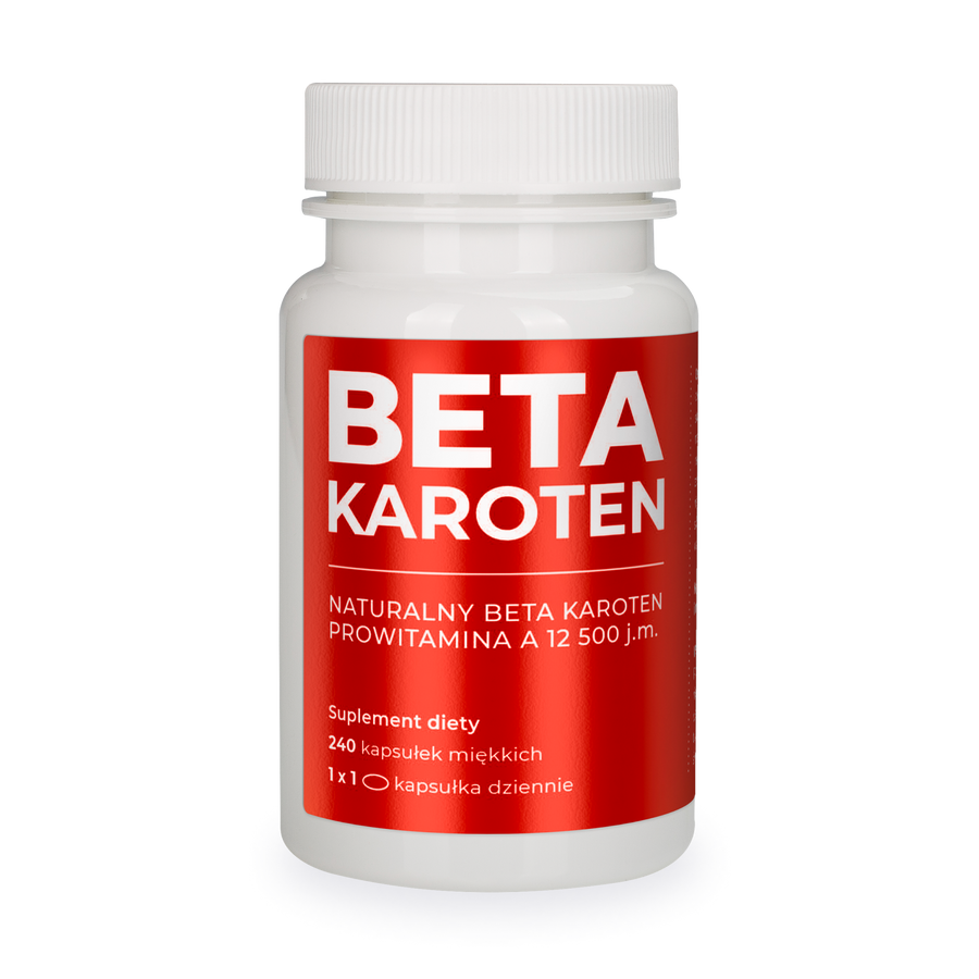 Witamina A - naturalny beta karoten 12 500 IU Visanto