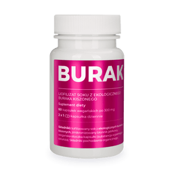 Burak - liofilizat soku z buraków kiszonych 300mg Visanto