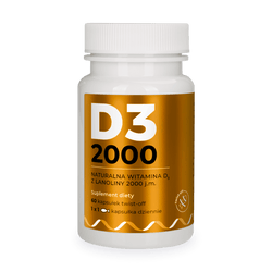 Witamina D3 z lanoliny 2000 IU TWIST-OFF Visanto