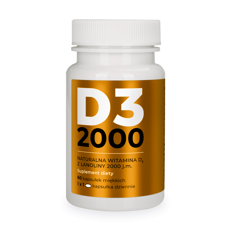 Witamina D3 z lanoliny 2000 j.m. Visanto