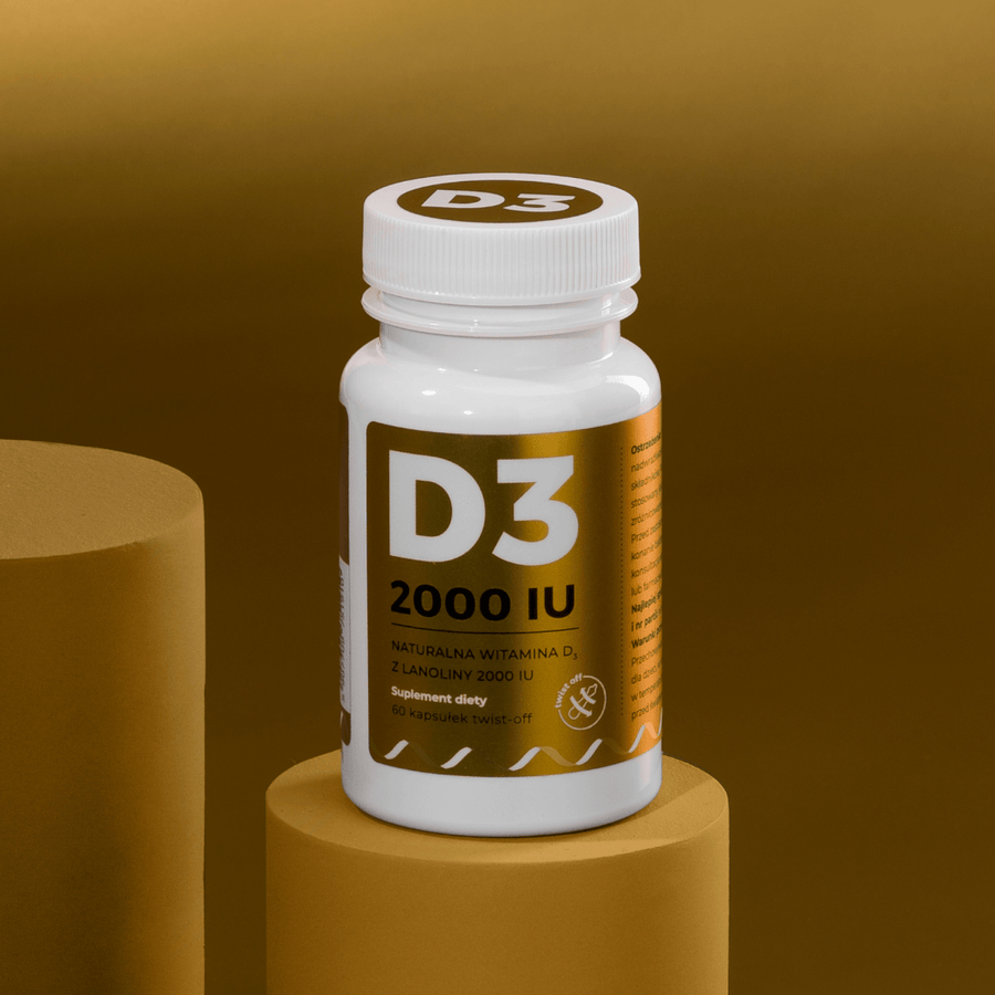 Witamina D3 z lanoliny 2000 IU TWIST-OFF Visanto