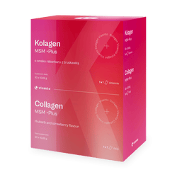 Kolagen MSM +PLUS rabarbar z truskawką