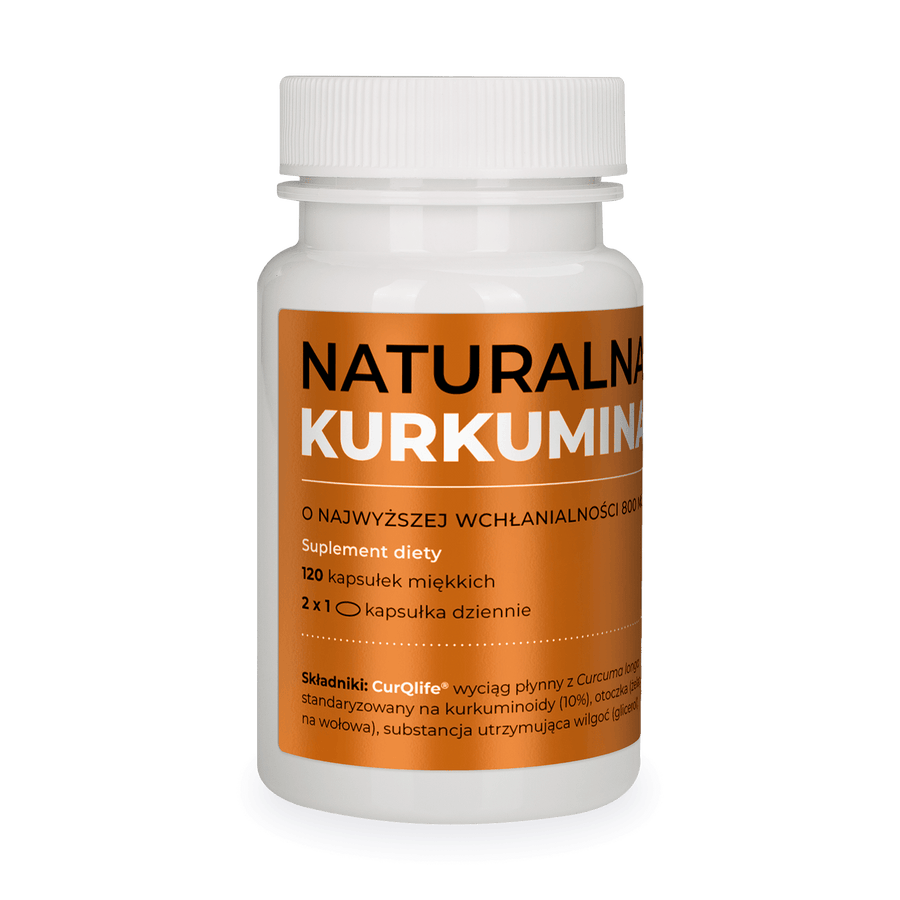 Naturalna kurkumina 120 kapsułek