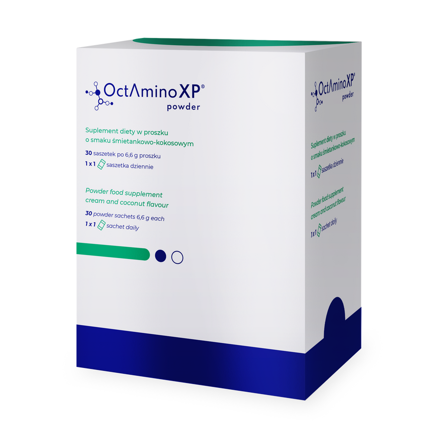 OctAmino XP® o smaku śmietankowo-kokosowym w saszetkach