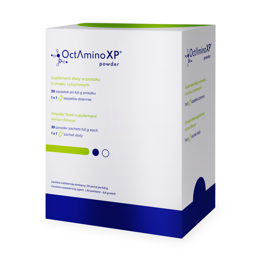 OctAmino XP® o smaku cytrynowym w saszetkach