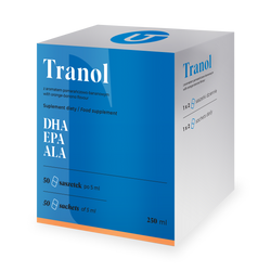 TRANOL w saszetkach z aromatem pomarańczowo-bananowym
