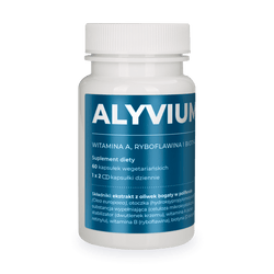 ALYVIUM - ekstrakt z oliwek, witamina A, ryboflawina i biotyna Visanto