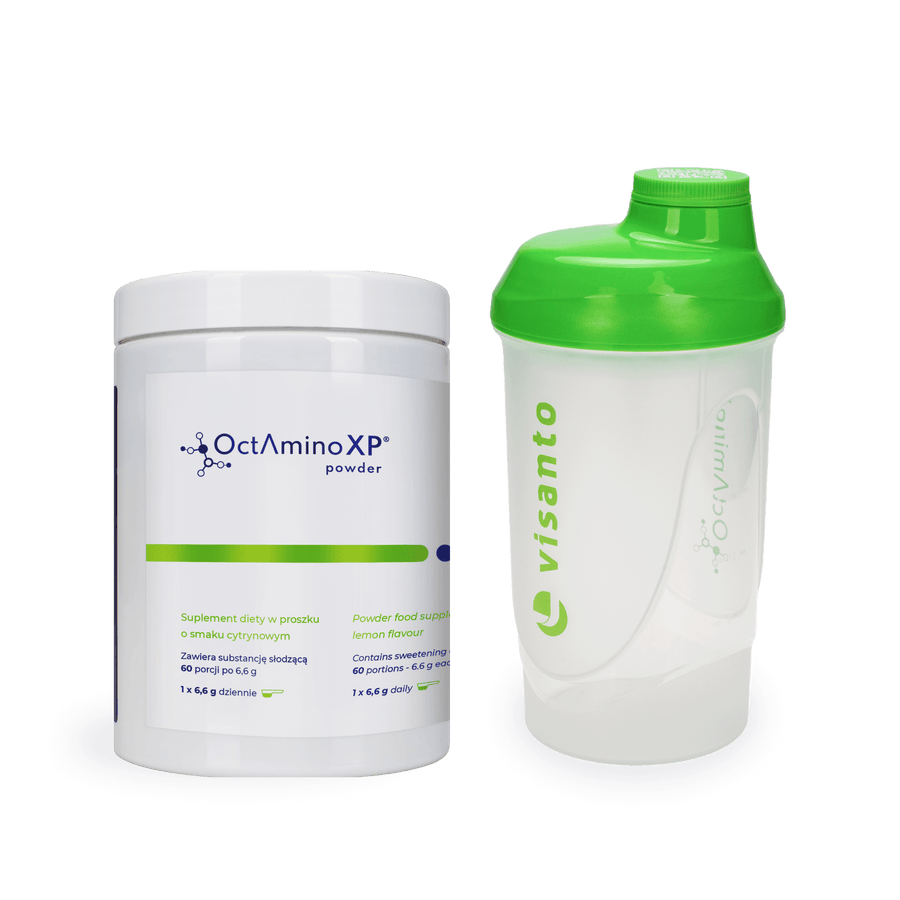 OctAmino XP® - proszek o smaku cytrynowym + Shaker