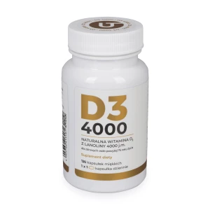Witamina D3 z lanoliny 4000 j.m. - 120 kapsułek