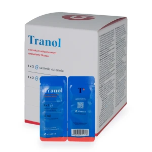 TRANOL truskawkowy w saszetkach