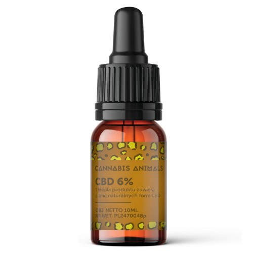 Olejek dla zwierząt 6% 10 ml