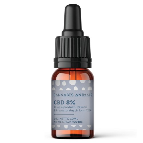 Olejek dla zwierząt 8% 10 ml